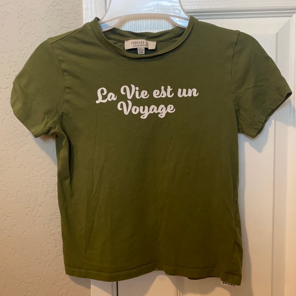 Green shirt